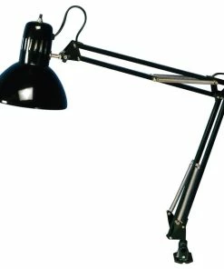 Flash Sale ⭐ Offex Office Swing Arm Study Lamp, Black 13Watt Cfl Bulb Included 🤩