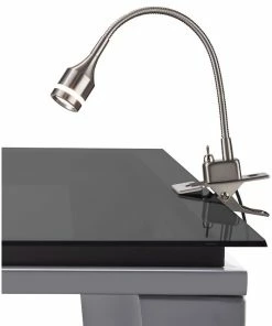 Buy 😍 Adesso Prospect LED Clip Lamp, Brushed Steel 😉