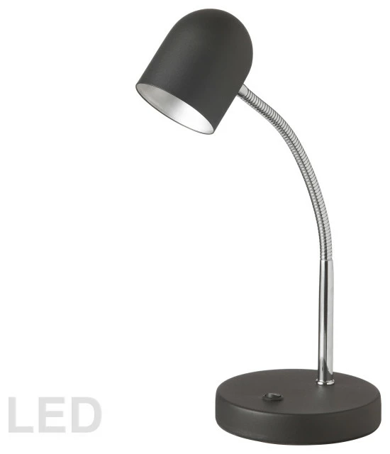 New π Dainolite Ltd. DAINOLITE 134LEDT-BK 5 Watt LED Table Lamp, Satin Black Finish π 2 New π Dainolite Ltd. DAINOLITE 134LEDT-BK 5 Watt LED Table Lamp, Satin Black Finish π