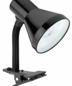 Best reviews of 🤩 Globe Electric® 12717 Goose Neck Clip Lamp With LED Bulb, 10.25", Black 👍