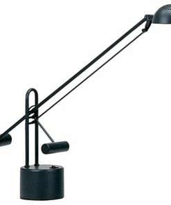 Cheapest 🌟 Lite Source Inc. Halotech 1 Light Desk Lamp, Black 🧨