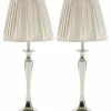 Flash Sale 😍 Safavieh Athena Table Lamps, Set Of 2, Silver 🥰 -Adesso Sales Store home design 34