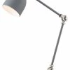 Promo 🛒 Lite Source Inc. Lite Source LS-23046GREY Kalle - One Light Desk Lamp 🧨 -Adesso Sales Store home design 45