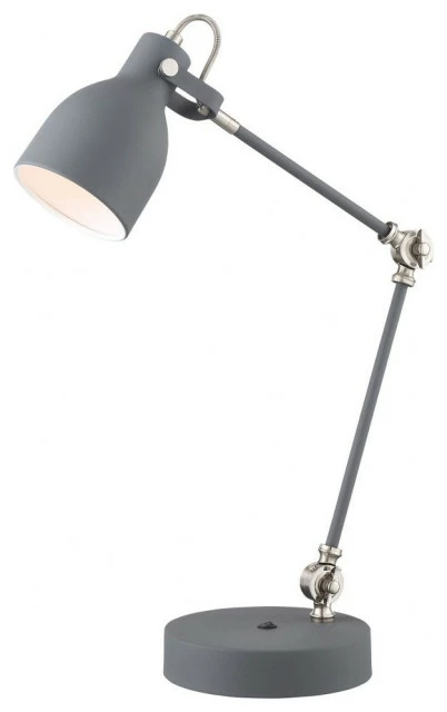 Promo ๐ Lite Source Inc. Lite Source LS-23046GREY Kalle - One Light Desk Lamp ๐งจ 3 Promo ๐ Lite Source Inc. Lite Source LS-23046GREY Kalle - One Light Desk Lamp ๐งจ
