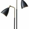 Best Pirce 🤩 Adesso Chelsea 1 Light Desk Lamp, Black With Antique Brass 👏