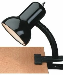 Coupon 🔔 Lite Source Inc. Lite Source Gooseneck Clip On Lite Desk Lamp, Black 🛒