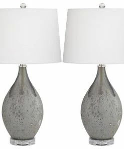 Coupon 😍 Pacific Coast Lighting Volcanic Shimmer 1 Light Table Lamp, Smoke Grey ⌛