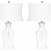 Flash Sale 🎁 Safavieh Wendy 28"H Glass Table Lamps, Set Of 2 🌟 -Adesso Sales Store home design 92