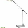 Deals 👍 World Of Lights Desk Lamp 1-Light With Chrome Finish, Metal, LED Bulb Type 11" ⭐ -Adesso Sales Store home design 98